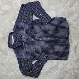 Youth Small/6 Cowboy Hardware pearl snap button down